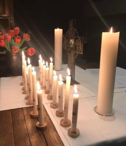 Friedensgebet Kerzen