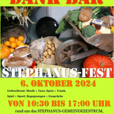 dankbar stephanus Fest 2024 Plakat